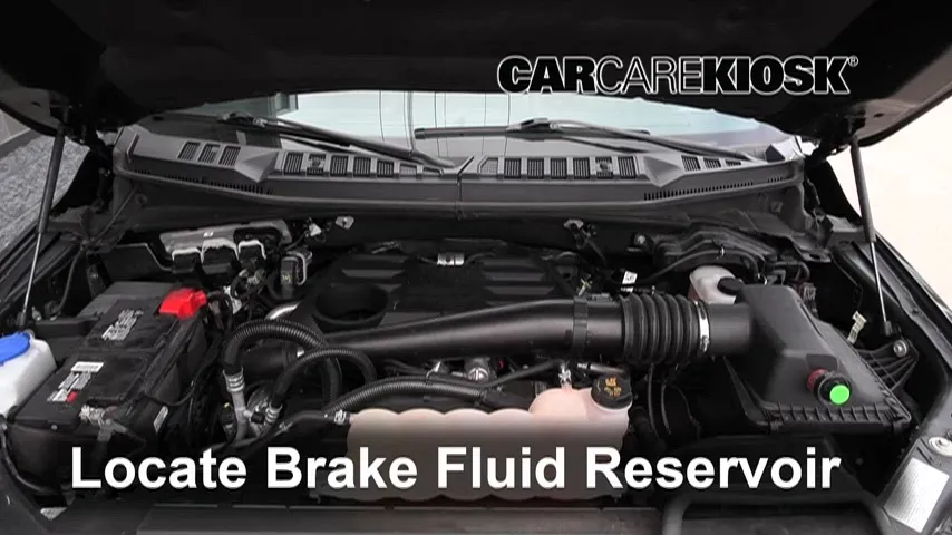 2018 Ford F-150 XLT 3.0L V6 Turbo Diesel Crew Cab Pickup Brake Fluid